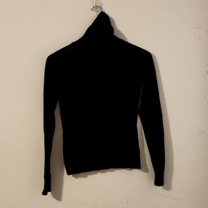 Jacob Y2K black turtleneck sweater